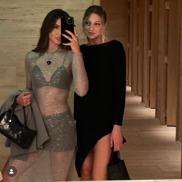 Zara SS22 Rhinestone Mesh Dress - Picture 4 of 4